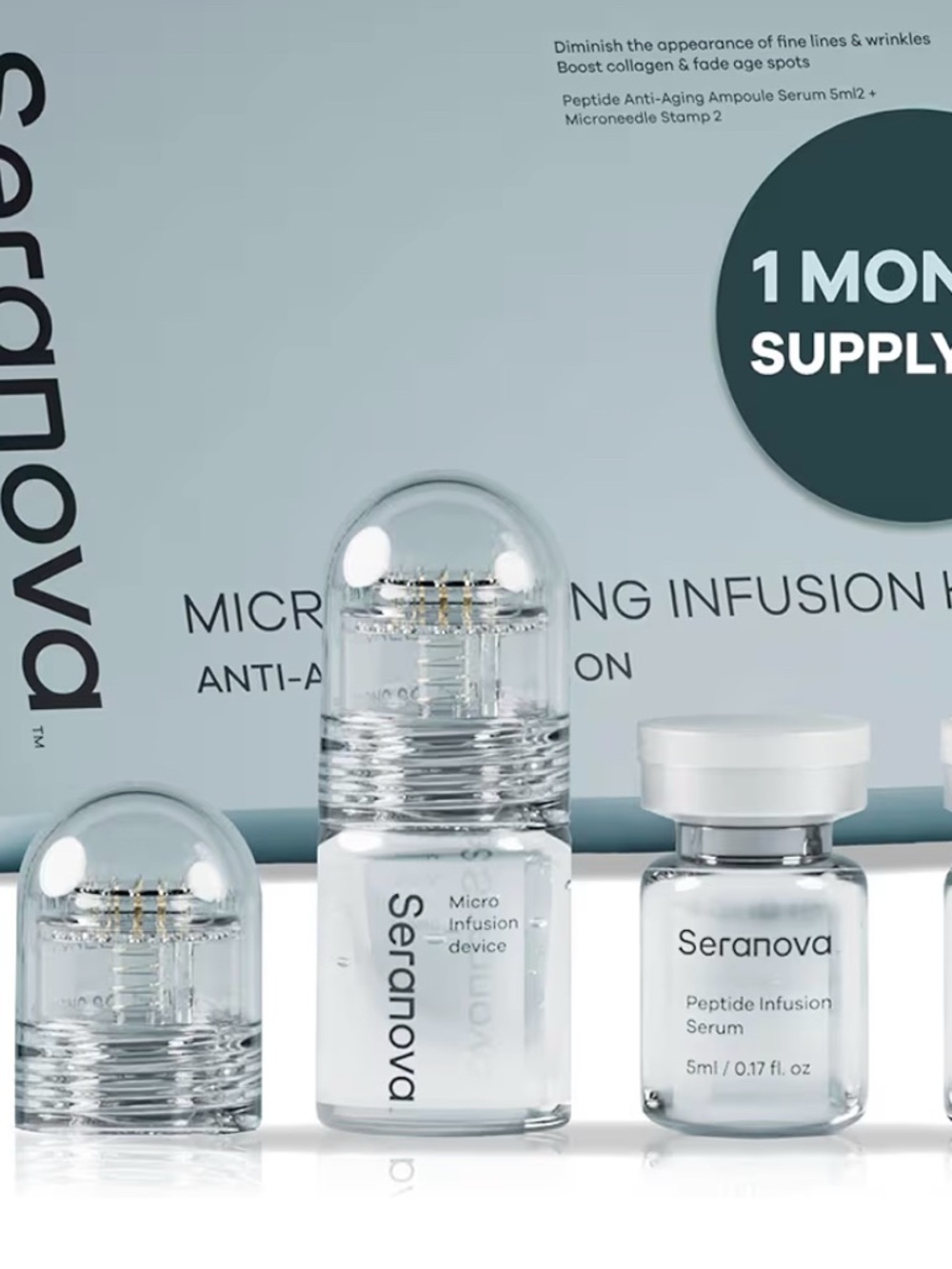 Seranova Micro Infusion for Skin Care, Facial Moisturiser Essence, Serum Smooth